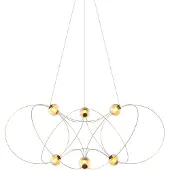 DCW éditions Munari Kroonluchter 6 Lights | Gold | To be assembled with step-by-step manual