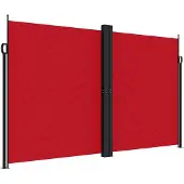 vidaXL - Windscherm - uittrekbaar - 200x600 - cm - rood