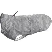 Hunter - Regenmantel Huka To Go - Hondenjas Rücken 60 cm - Hals 38-74 cm, Bauch 50-78 cm, silber / reflektierend