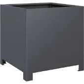 vidaXL Plantenbak 40x40x40 cm staal antracietkleurig