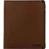 Fossil portemonnee Joshua Vegan Cactus Bifold Medium Brown bruine