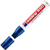 Edding 850 permanent marker, wigvormige punt 5-16 mm, blauw, 5 stuks