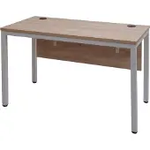 Mendler Bureau -E94, bureau computer 120x60cm ~ naturel-wit