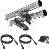QTP 2021-2024 Ram TRX 6.2L Aggressor Cutout Pipe