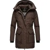 NAVAHOO Winterjas chocoladebruin