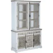 Tower Living Amanda Cabinet 4 drs. 5 drws. (Wit, 140x220x50cm)