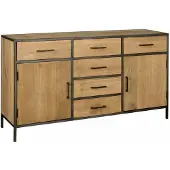 Tower Living Luna Sideboard 160cm / 2 drs - 6 drws (Naturel, 160x90x45cm)