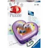 Ravensburger Heart Box Horses - 3D Puzzle - 54 stukjes