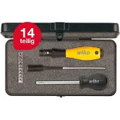 Wiha TorqueVario-S ESD Momentschroevendraaier Werkplaats, Elektronica en fijnmechanica 14-delig 0.4 - 1 Nm DIN EN ISO 6789