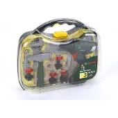 Bosch Toys Bosch mini speelgoed werkkoffer met accuschroevendraaier - incl. meer gereedschap, verwisselbare opzetstukken, licht- en geluidseffecten - groen geel