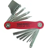 Teng Tools 1473 11-delige Fietssleutelset - Uitklapbaar