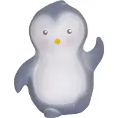Tikiri Rammelaar Pinguïn Arctic Junior 10 Cm Rubber Wit