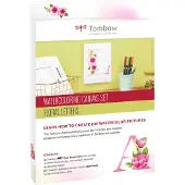 Ginza.se - Watercoloring Canvas set Floral Letters