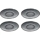 Leonardo Koffieschotel Matera Grijs 15 cm (4-Delig)