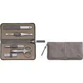 Zwilling Maniküre Pediküre Set 3tlg. mit Kombi-Nagelschere, Leder, schwarz Manicureset 1 st