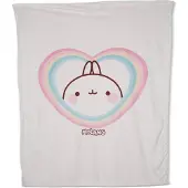 Nici Plush Blanket Molang Teddy 140x175 Cm Veelkleurig Kinderen