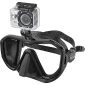 Seac Sub Appeal Pro Black Diving Mask Zwart