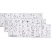PlayMais Set de 24 cartes à décorer