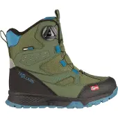 TROLLKIDS Snowboots 'Kirkenes' hemelsblauw / olijfgroen / zwart
