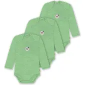 Normani Rompertje/body 'Auckland' beige / groen / appel / zwart / wit