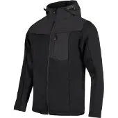 FHB Maximilian Hybrid-Softshell-Jack Zwart maat XL heren