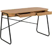 Ebuy24 Bureau Blueton 120x60x75cm met twee lades - eikdecor