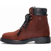 Nae Vegan Shoes Veterboots 'Gadea' roestbruin / zwart