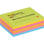 3M Post-it super sticky meeting notes assorti 203 x 153 mm (6 stuks)