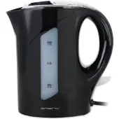 Emerio Waterkoker 1 Liter - Oververhittingsbeveiliging - Automatische Uitschakeling - Water niveau indicator - Elektrische Waterkoker 900W - WK-121616.1 Zwart