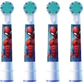 Oral-B Pro Kids - Opzetborstels Spiderman - Extra zachte borstelharen (4 stuks)