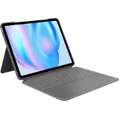 Logitech Combo Touch QWERTY US International Smart Connector Grijs