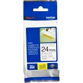 Brother Tape TZe-S251 Zwart op wit (24 mm)