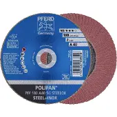 PFERD TOOLS 67604185 PFF 180 A 40 SG STEELOX Lamellenschijf Diameter 180 mm Boordiameter 22.23 mm Korrelgrootte (num) 40 RVS, Staal 10 stuk(s)