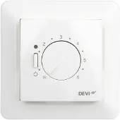 Devi Thermostaat DEVIreg 530, model 140F1030, kleur: reinwit