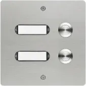 Grothe 55502 Belknop Met naambord RVS V2A