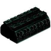 Wago 862-505 Apparaataansluitklem Veerklem Zwart 200 stuk(s)