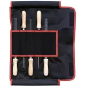 Dick 13092020H Vijl-/rasperset, kap 2, 5-delig, diverse vormen Lengte 200 mm 1 set(s)