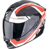 Scorpion EXO-1400 Evo Air II Carbon Enko, integraalhelm ,Zwart/Rood/Wit ,XL