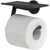 Tiger Toiletrolhouder Noon Met Planchet Zwart