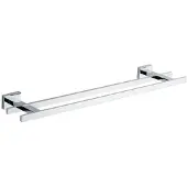 Aqualine Apollo Dubbele handdoekhouder 55cm, chroom