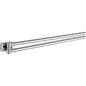 Aqualine Apollo Dubbele handdoekhouder 46cm, chroom
