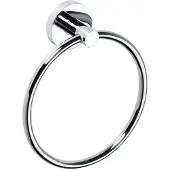 Sapho Handdoekhouder X-Round Rond 16x19 cm Chroom