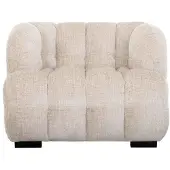 MUST Living Lounge chair Mars,75x102x95 cm, glamour natural