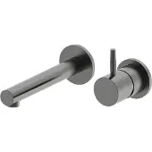 Boss & Wessing Wastafelkraan inbouw bws exclusive mengkraan 1-hendel gunmetal