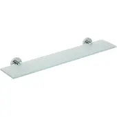 Sapho Glazen Planchet X-Round 60x5.5 cm Chroom