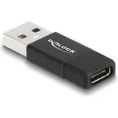 DeLOCK USB 2.0 Adapter [1x USB 3.2 Gen 2 stekker A (USB 3.1) - 1x USB 3.2 Gen 2 bus C (USB 3.1)] 60001 0 mm
