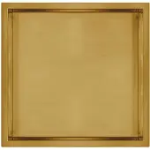 Qisani Inbouwnis Flow Enkel Geborsteld Goud