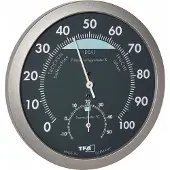 TFA-Dostmann 45.2043.51 45.2043.51 Thermo- en hygrometer Antraciet, Zilver