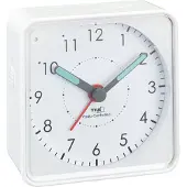 TFA-Dostmann 60.1510.02 Wekker Zendergestuurd Wit Fluorescerende Wijzers