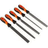 Bahco 1-477-08-2-2 Vijlenset, ERGO, 5-delig, 200 mm, kap 2 1 set(s)